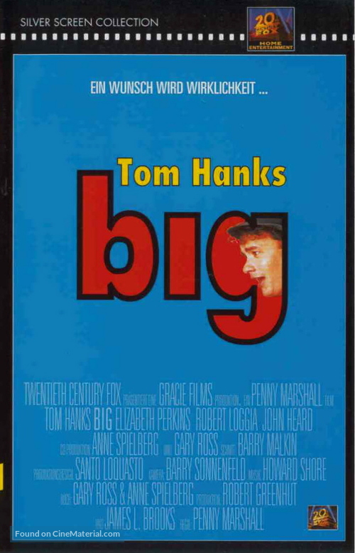 Big - German DVD movie cover