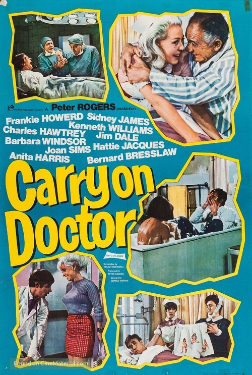 Carry on Doctor - British Movie Poster