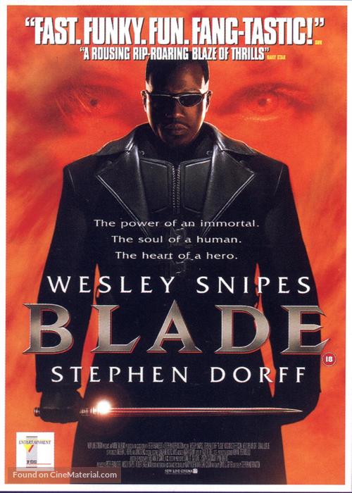 Blade - British Movie Poster