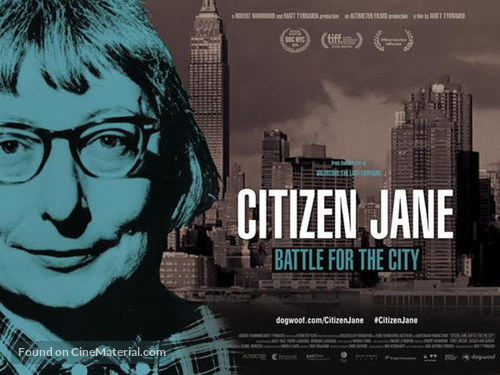 Citizen Jane: Battle for the City - British Movie Poster