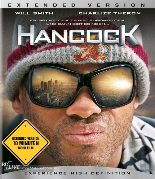 Hancock - Blu-Ray movie cover