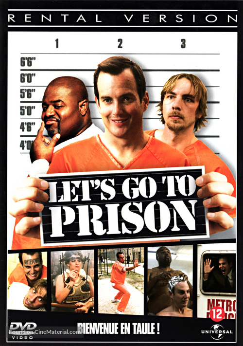 Let&#039;s Go to Prison - Belgian DVD movie cover