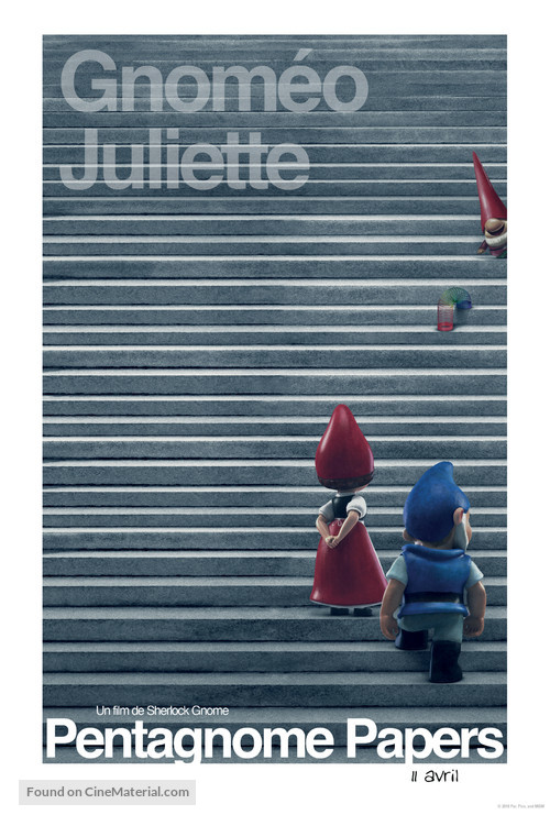 Sherlock Gnomes - French Movie Poster