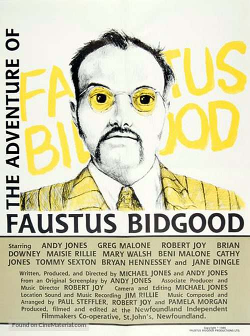 The Adventure of Faustus Bidgood - Canadian Movie Poster