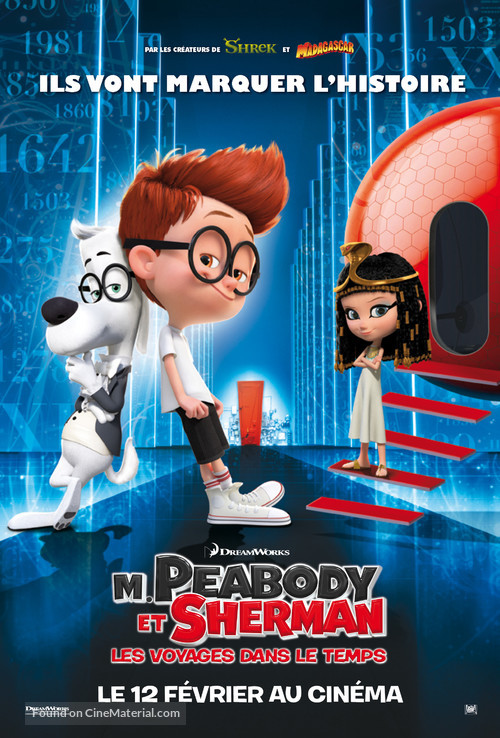 Mr. Peabody &amp; Sherman - French Movie Poster