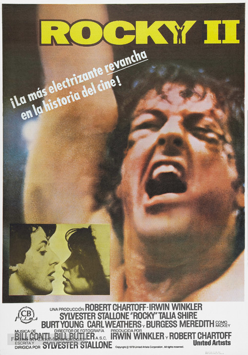 Rocky II - Spanish Movie Poster