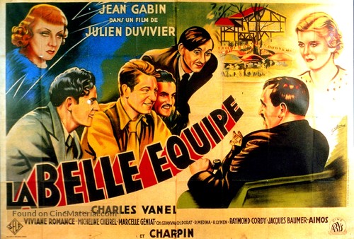 La belle &eacute;quipe - French Movie Poster