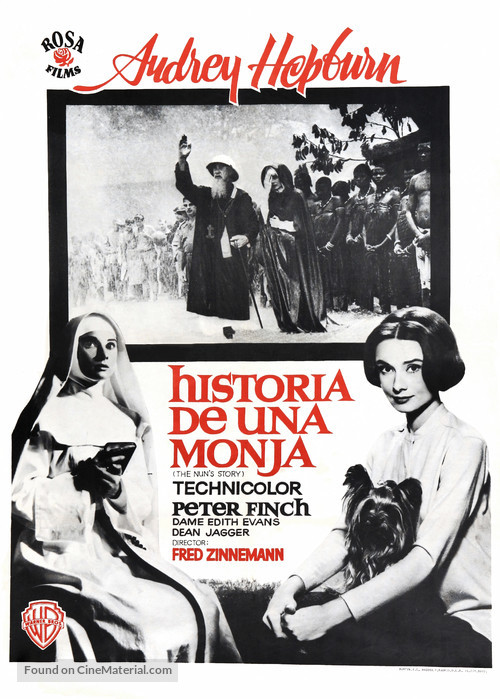 The Nun&#039;s Story - Spanish Movie Poster