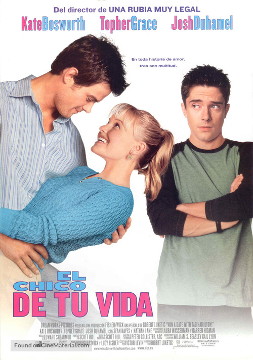 Win A Date With Tad Hamilton - Spanish Movie Poster