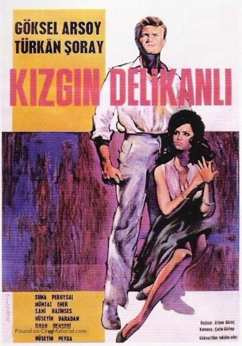 Kizgin delikanli - Turkish Movie Poster