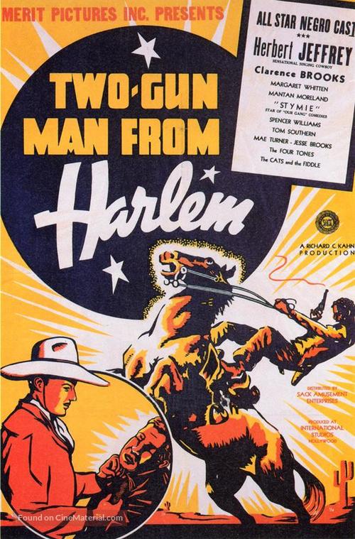 Two-Gun Man from Harlem - Theatrical movie poster