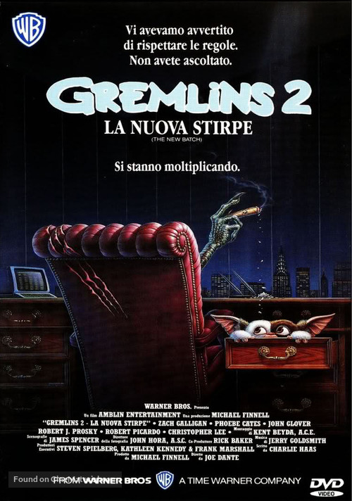Gremlins 2: The New Batch - Italian Movie Cover