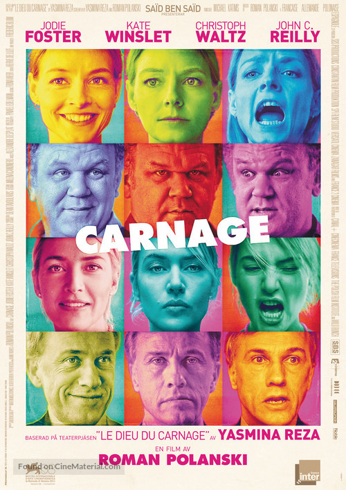 Carnage - Swedish Movie Poster