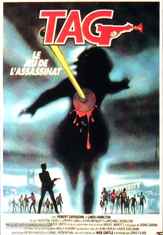 Tag: The Assassination Game (1982) French movie poster