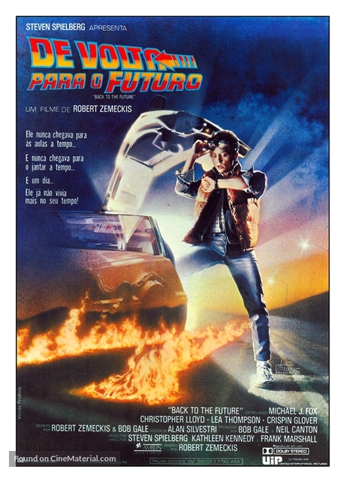Back to the Future - Brazilian Movie Poster