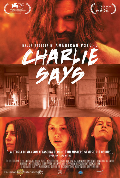 Charlie Says - Italian Movie Poster