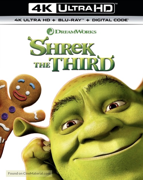 Shrek the Third - Blu-Ray movie cover