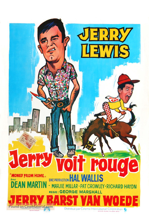 Money from Home - Belgian Movie Poster