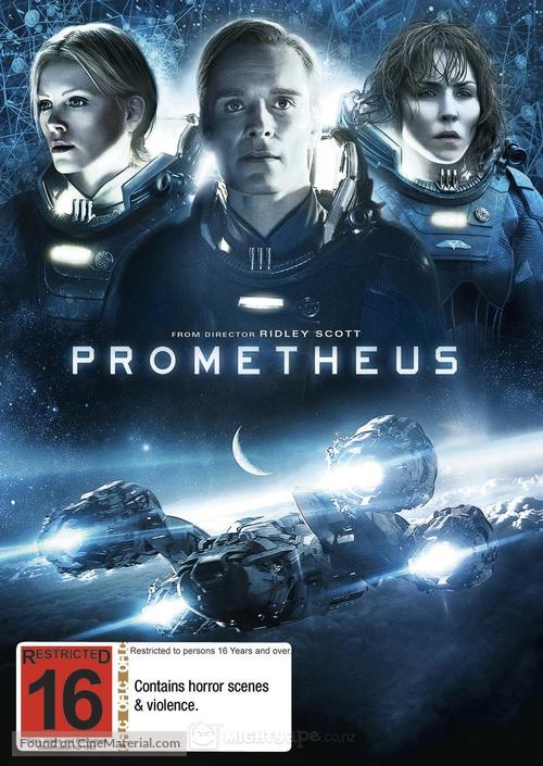 Prometheus - New Zealand DVD movie cover