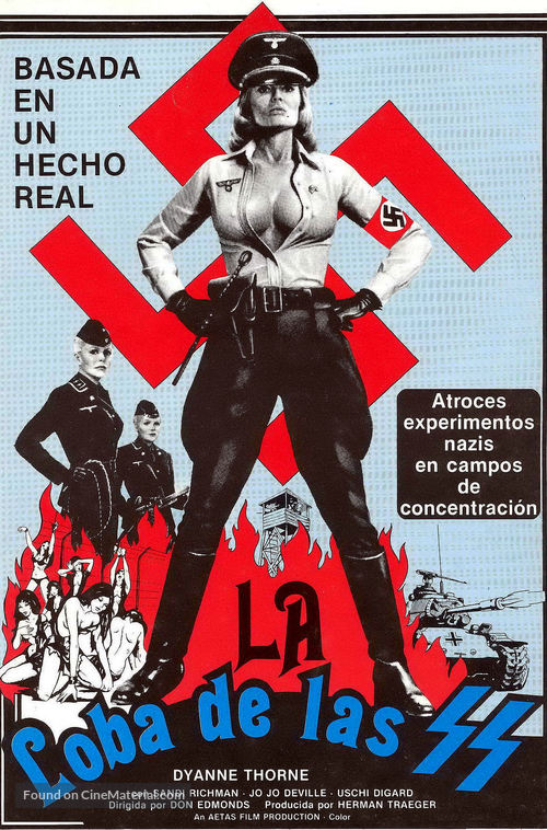 Ilsa: She Wolf of the SS - Spanish Movie Poster