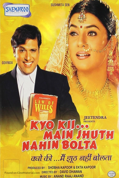 Kyo Kii... Main Jhuth Nahin Bolta - Indian Movie Poster