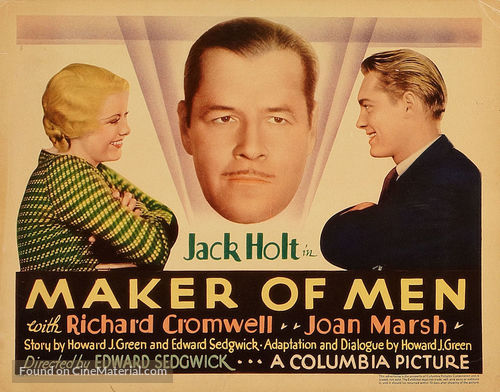 Maker of Men - Movie Poster