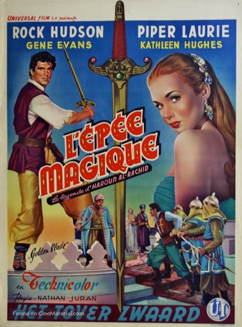 The Golden Blade - Belgian Movie Poster