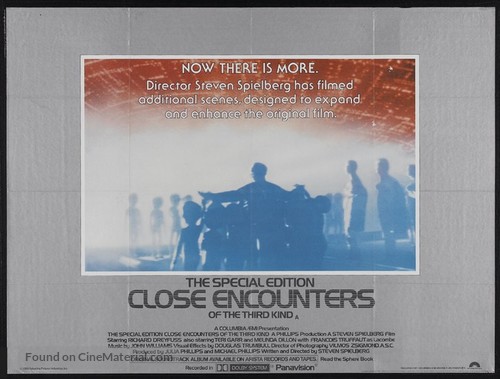 Close Encounters of the Third Kind - British Movie Poster