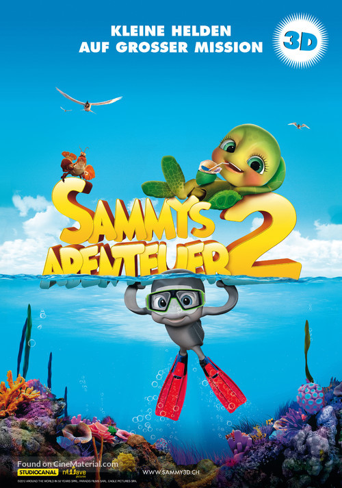 Sammy&#039;s avonturen 2 - Swiss Movie Poster