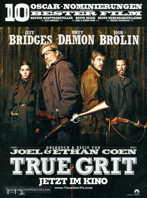 True Grit - German Movie Poster
