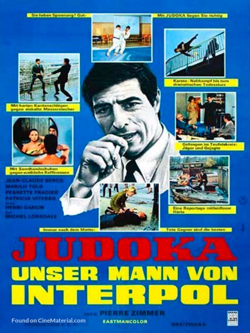 Le judoka, agent secret - German Movie Poster