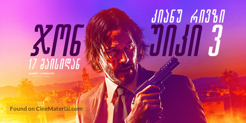 John Wick: Chapter 3 - Parabellum - Georgian Movie Poster