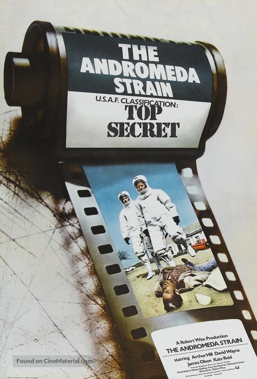The Andromeda Strain - British Theatrical movie poster