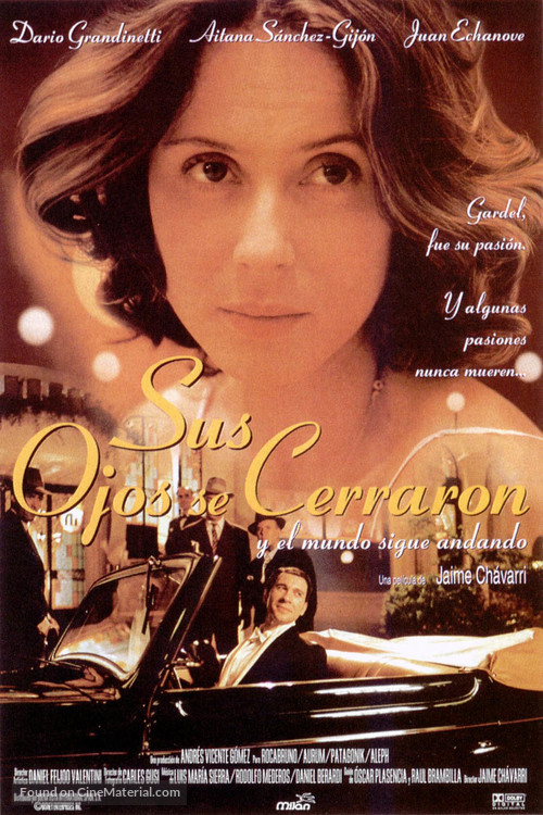 Sus ojos se cerraron y el mundo sigue andando - Spanish Movie Poster