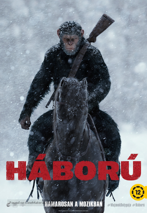 War for the Planet of the Apes - Hungarian Movie Poster