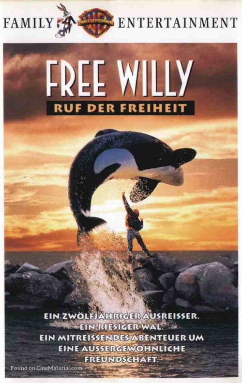 Free Willy - German VHS movie cover