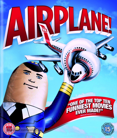 Airplane! - British Blu-Ray movie cover