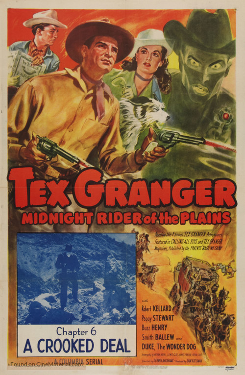 Tex Granger, Midnight Rider of the Plains - Movie Poster