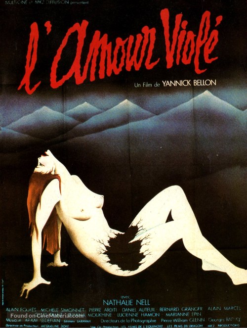 L&#039;amour viol&eacute; - French Movie Poster