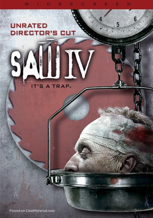 Saw IV - DVD movie cover