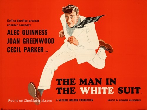 The Man in the White Suit - British Movie Poster