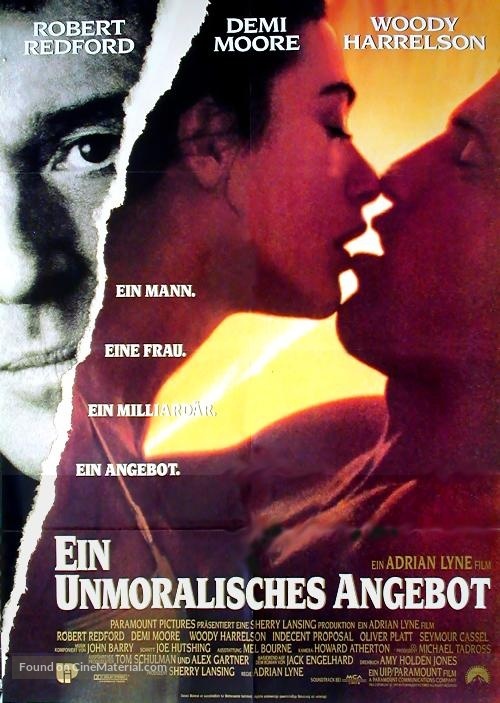 Indecent Proposal - German Movie Poster