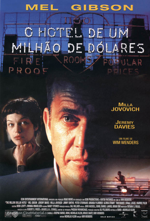The Million Dollar Hotel - Brazilian Movie Poster
