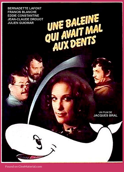 Une baleine qui avait mal aux dents - French Movie Poster