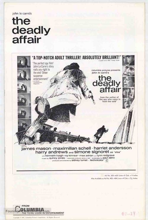 The Deadly Affair - Movie Poster