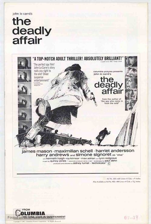 The Deadly Affair - Movie Poster