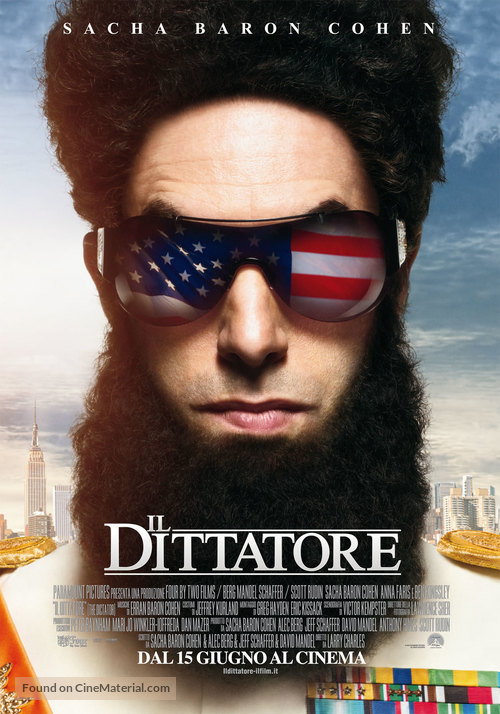 The Dictator - Italian Movie Poster