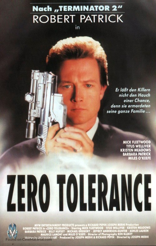 Zero Tolerance - German Movie Poster