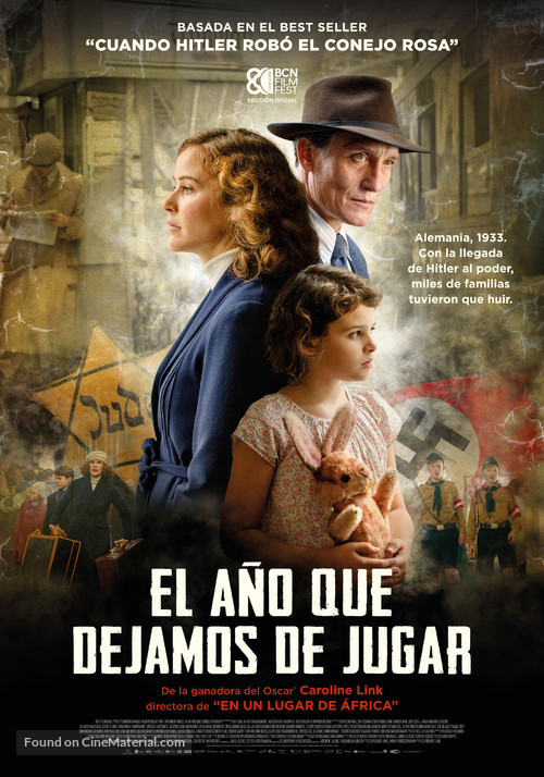 Als Hitler das rosa Kaninchen stahl - Spanish Movie Poster