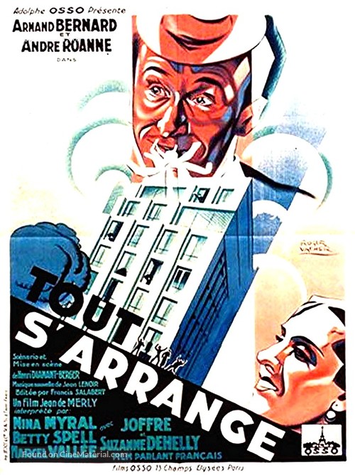 Tout s&#039;arrange - French Movie Poster